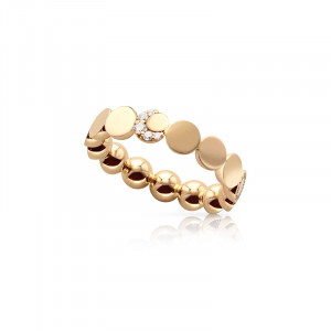 Anello Pasquale Bruni Luce in oro rosa e diamanti, small
