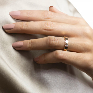 Anello Pasquale Bruni Luce in oro rosa e diamanti, small