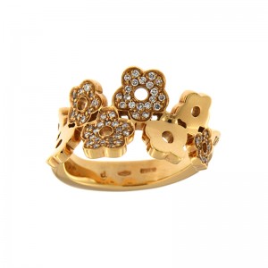 Anello Pasquale Bruni in Oro Rosa e diamante