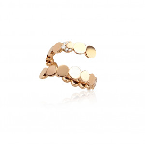 Anello Pasquale Bruni Luce in oro rosa e diamanti