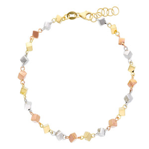 Bracciale Charm Gioielli Valenza Mazzoni a geometrie 