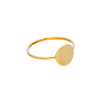 Anello Charm Gioielli Valenza Mazzoni con elemento centrale tondo piatto stondato