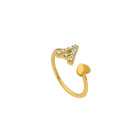 Anello con elemento centrale My Valenza in Oro Giallo