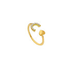 Anello con elemento centrale My Valenza in Oro Giallo