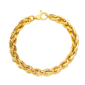 Bracciale a maglia spiga Dolce Vita Gioielli Valenza Mazzoni in Oro Giallo