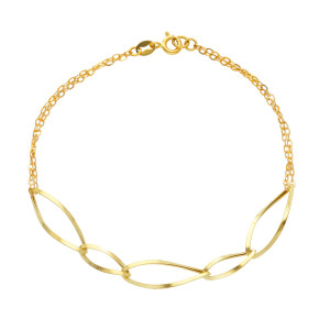 Bracciale a maglia ultraleggera Dolce Vita Gioielli Valenza Mazzoni in Oro Giallo