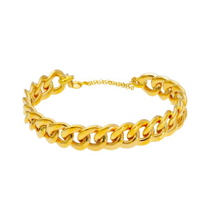 Bracciale rigido a maglie Dolce Vita Gioielli Valenza Mazzoni in Oro Giallo