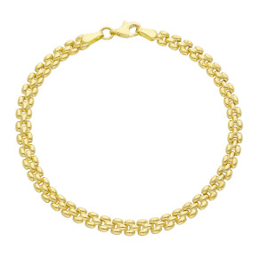 Bracciale a maglia Panther Dolce Vita Gioielli Valenza Mazzoni in Oro Giallo