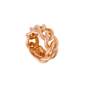 Anello a maglia Dolce Vita Gioielli Valenza Mazzoni in Oro Rosa