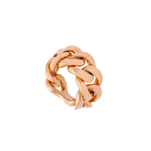 Anello a maglia Dolce Vita Gioielli Valenza Mazzoni in Oro Rosa