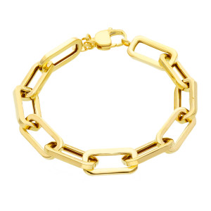 Bracciale a maglia leggermente squadrata Dolce Vita Gioielli Valenza Mazzoni in Oro Giallo