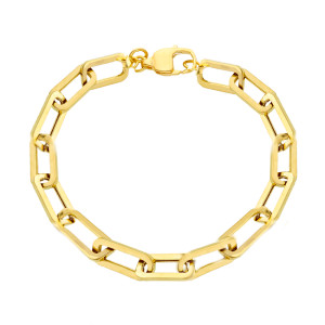 Bracciale a maglia leggermente squadrata Dolce Vita Gioielli Valenza Mazzoni in Oro Giallo