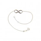 Bracciale Incontri in Oro Bianco con Infinito