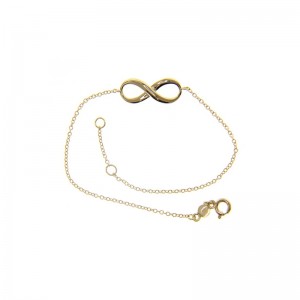 Bracciale Incontri Gioielli Valenza Mazzoni in Oro Giallo con Infinito