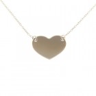 Girocollo Incontri con Cuore in Oro Bianco