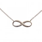 Girocollo Incontri con Infinito in Oro Bianco