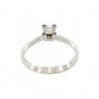 Anello Solitario Crivelli in Oro Bianco
