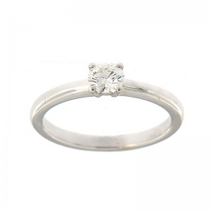 Anello Solitario Gioielli Valenza Mazzoni in Oro Bianco