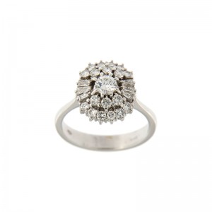 Anello My Valenza in Oro Bianco con Diamanti