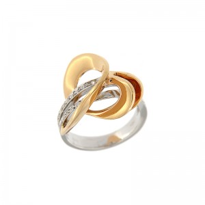 Anello My Valenza in Oro Bianco con Diamanti