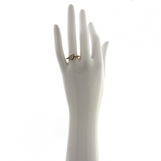 Anello Valenza in Oro Rosa con Diamanti