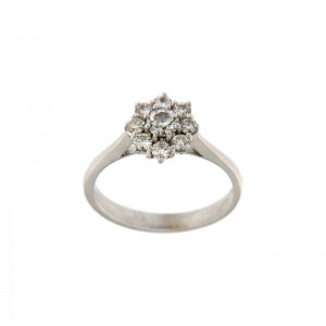 Anello My Valenza in Oro Bianco con Diamanti