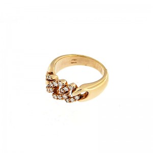 Anello DDonna Oro Rosa e Diamanti