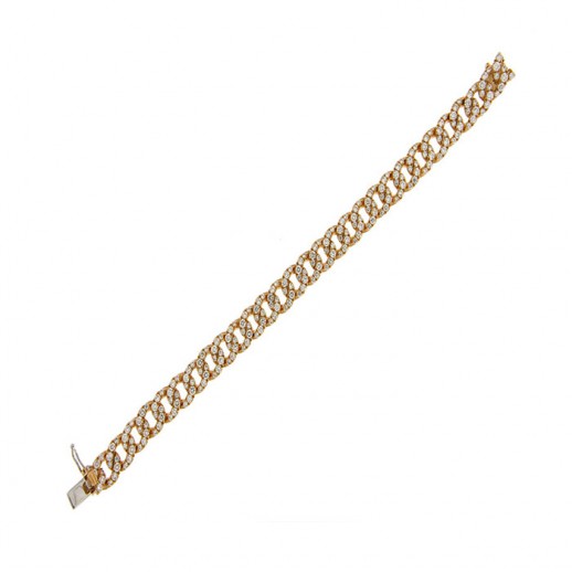 Bracciale Crivelli in Oro Rosa e Diamanti
