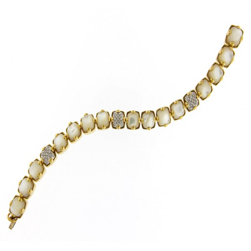 Bracciale My Valenza in Oro Giallo e Diamanti