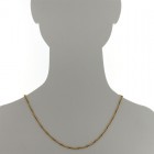 Collana My Valenza in Oro lucido Bianco e Giallo