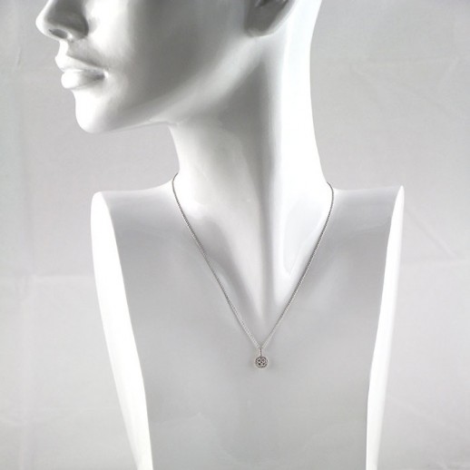 Collana Crivelli Oro Bianco e Diamanti