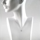 Collana Crivellia con Ciondolo Stella in Oro Bianco e Diamanti