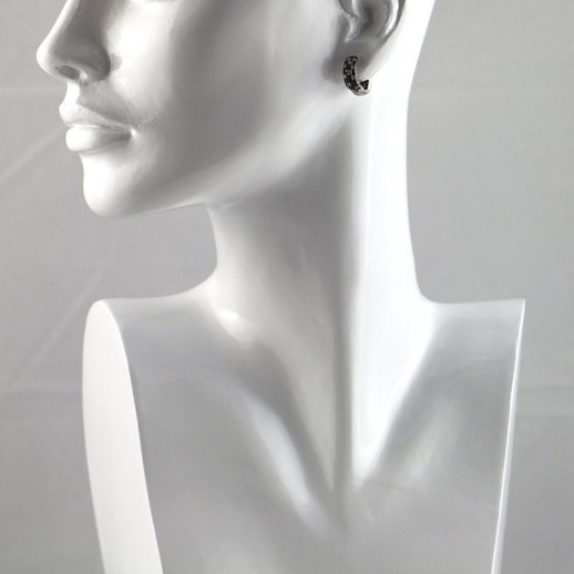 Orecchini My Valenza Oro Bianco con Diamanti