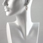 Orecchini My Valenza Oro Bianco e Rosa con Diamanti