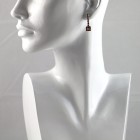 Orecchini My Valenza Oro Bianco con Diamanti e Topazi Gialli