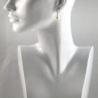 Orecchini Perla, Diamanti e Oro Bianco Crivelli