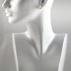 Orecchini in oro Giallo, Perla e Diamante Crivelli