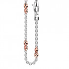 Collana da uomo in oro bianco  (EC657BR)